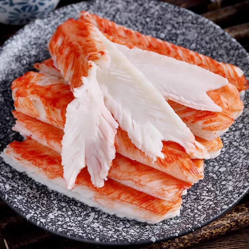 蟹柳棒V型蟹肉手撕蟹柳棒火锅食材麻辣烫关东煮冷冻食品寿司刺身