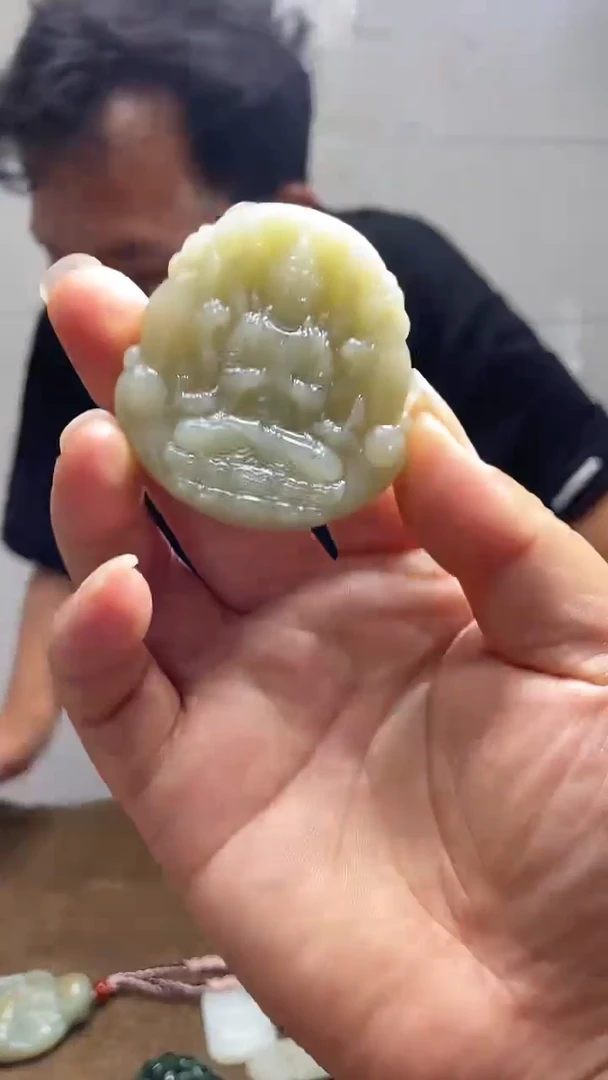 和田玉未镶嵌挂件1