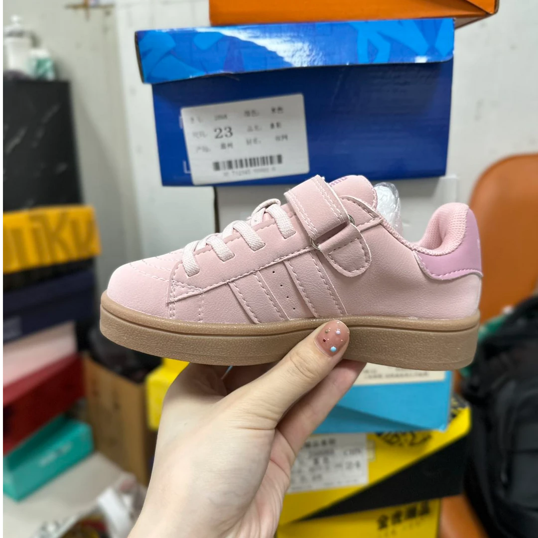 0001高端四季款舒适运动鞋粉色（温州童鞋）