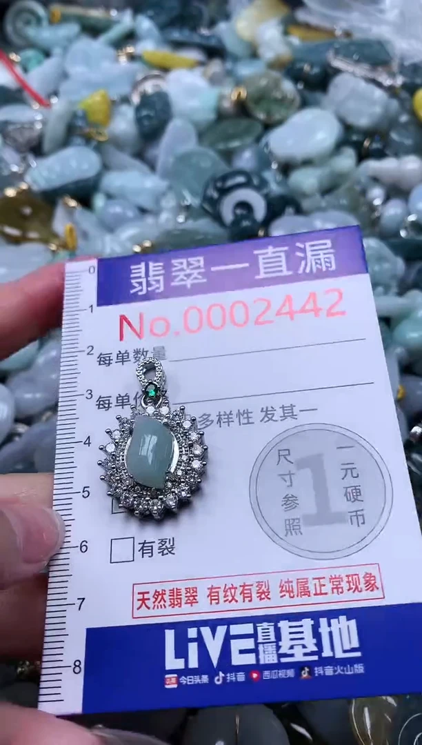 【闪购商品】翡翠吊坠(不含链)未镶嵌2442