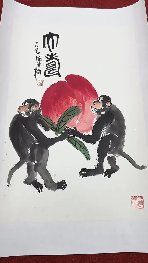 国画周大拙/国画/花鸟