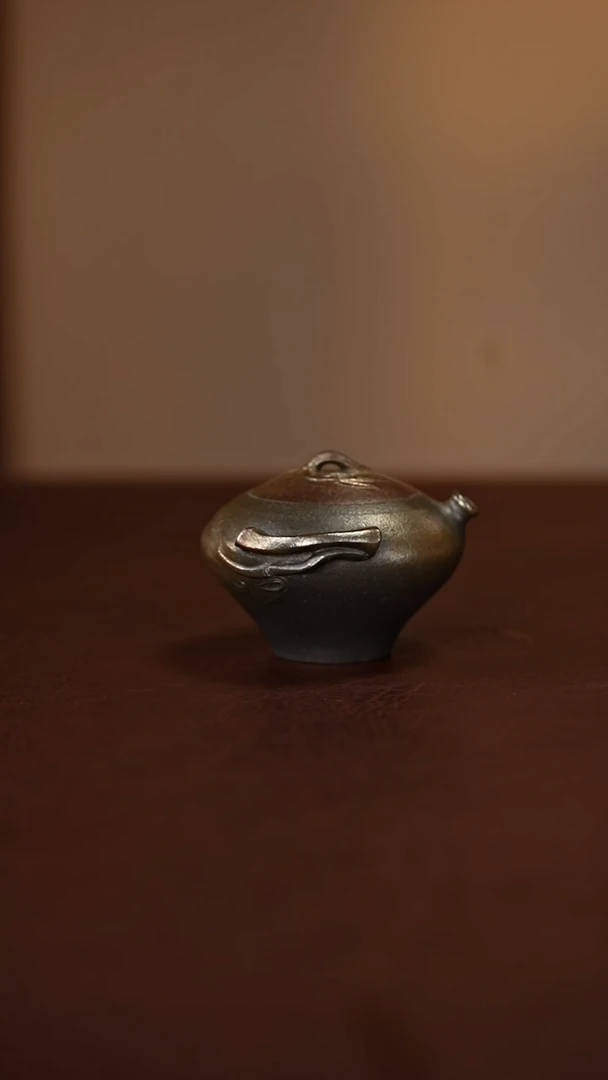 茶壶紫砂竹节宝瓶80cc