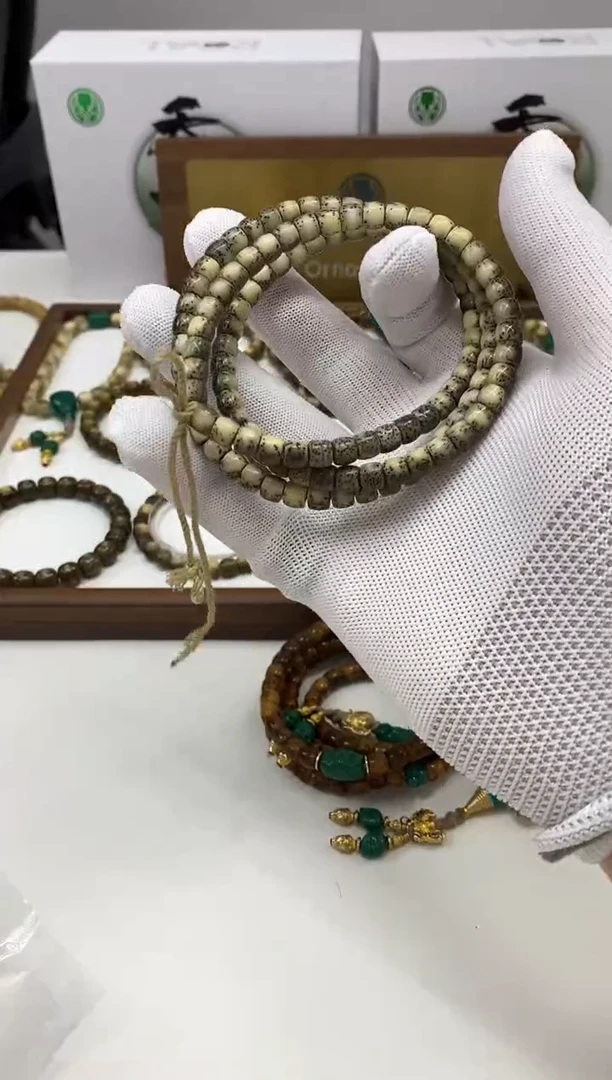 【闪购商品】星月菩提手串217 氧化河豚108脖挂7*6mm