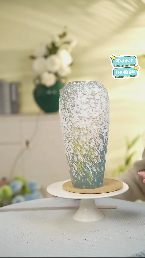 景德镇高温陶瓷花瓶摆件