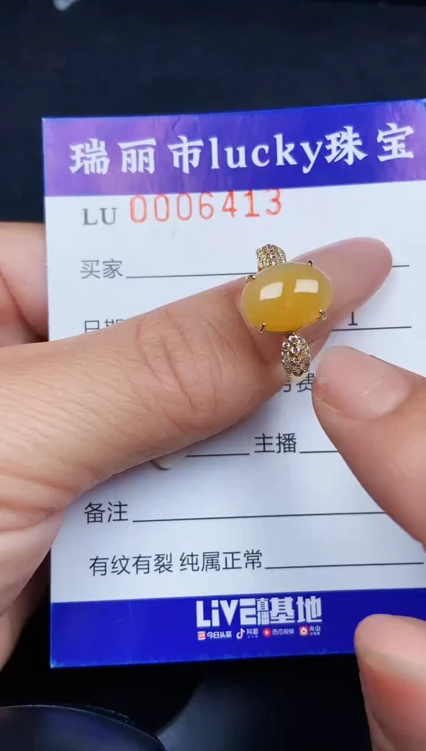 翡翠银S925镶嵌颈饰6413