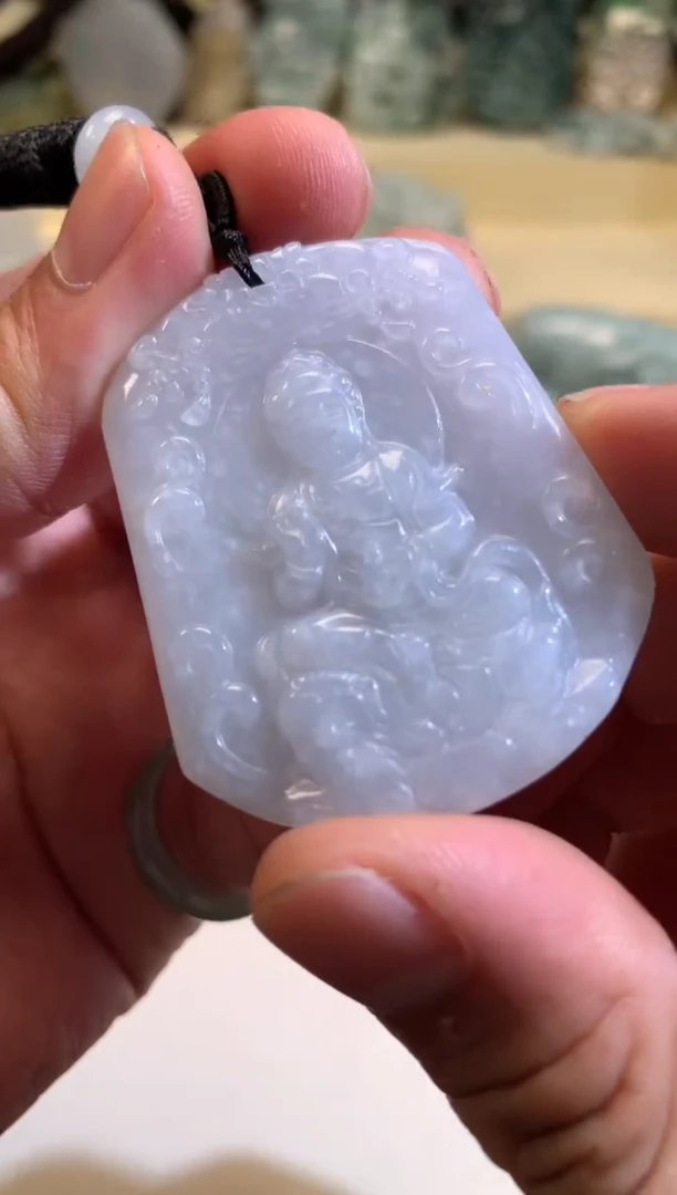 翡翠未镶嵌颈饰6/02/196