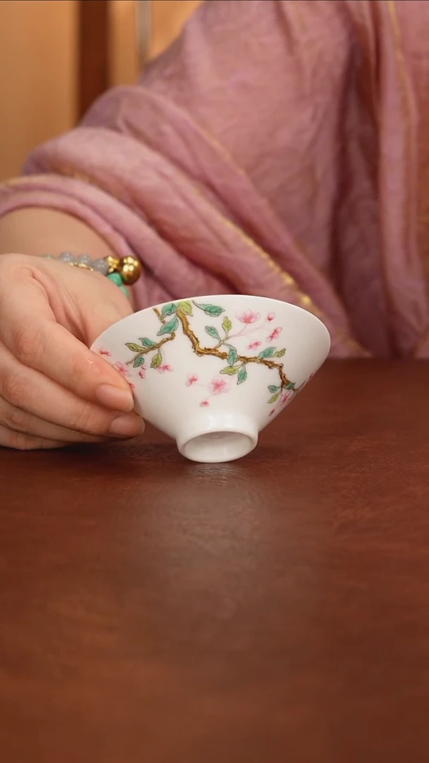 景德镇瓷器，青花瓷手绘茶具~