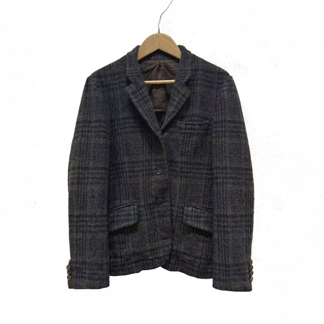 左岸迷香·贞琦坊  短外套：Z25FW8004 时尚格纹百搭