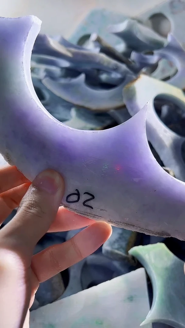 翡翠裸石缅甸翡翠A货文2256