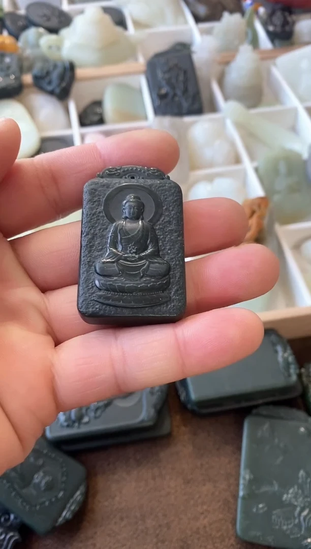 【闪购商品】和田玉吊坠(不含链)未镶嵌羊守护神