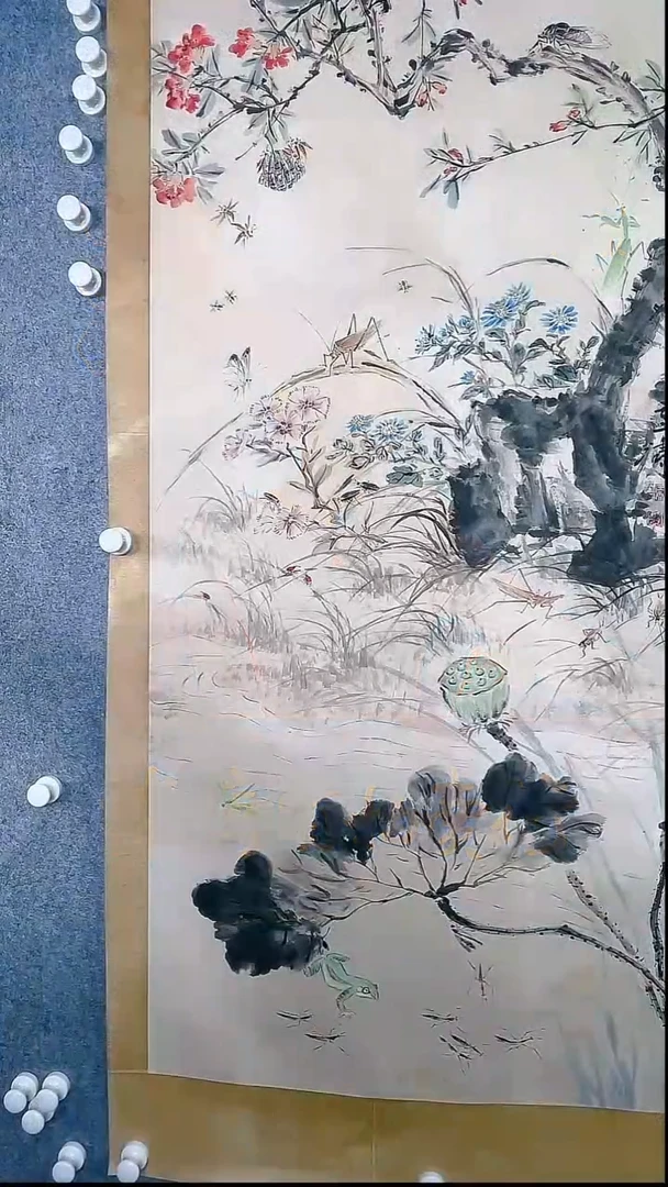 绘画h****bV250709-2-727《花鸟》