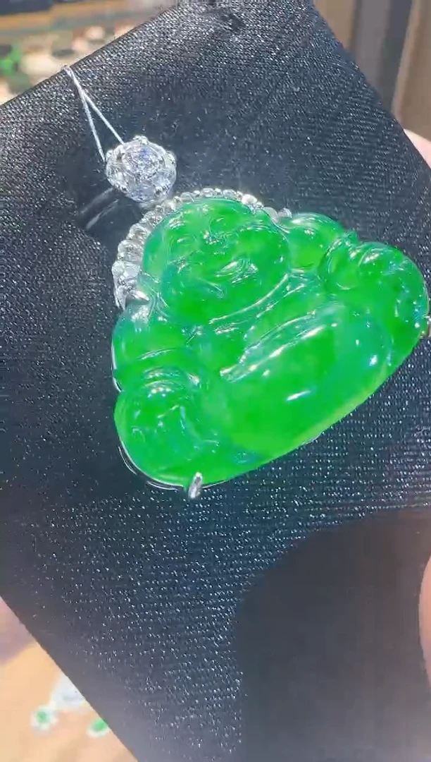 【闪购商品】翡翠吊坠(不含链)银S925镶嵌多样性发货一件