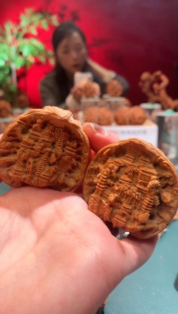 【闪购商品】文玩核桃把件147258369--------