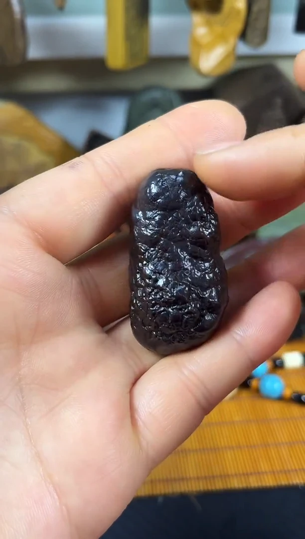 原石雕刻  默认打孔穿绳48