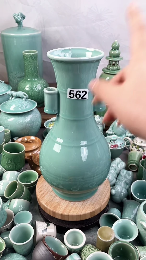 全手特价福利 微瑕 慧仙青瓷