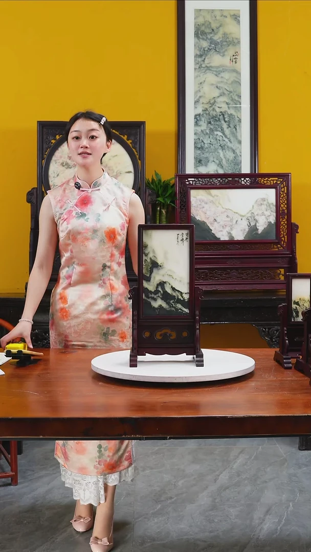 石材天然大理石画摆件