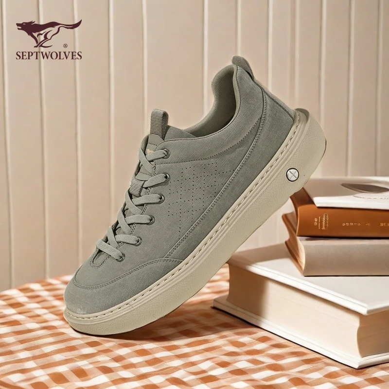 七匹狼正品男鞋冬季薄款透气防臭布鞋男士轻便软底百搭休闲板鞋