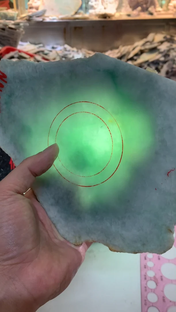 裸石翡翠0朗0翡翠珠宝787