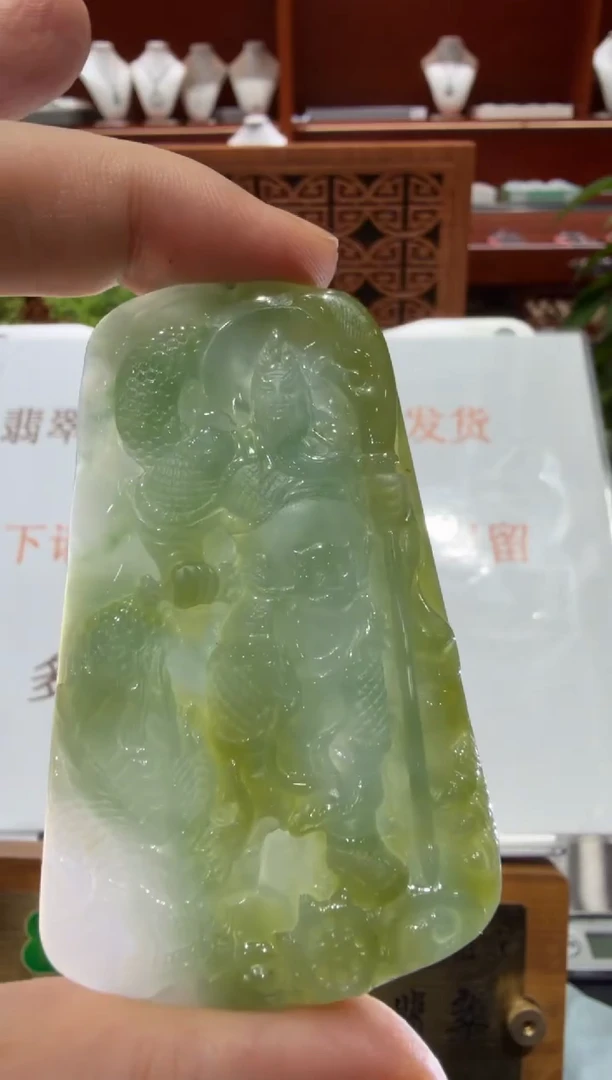 未镶嵌挂件翡翠A货翡翠多样性孤品