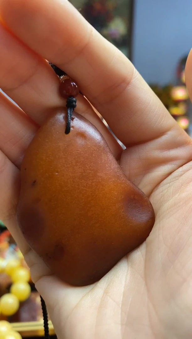 未镶嵌琥珀手串吊坠