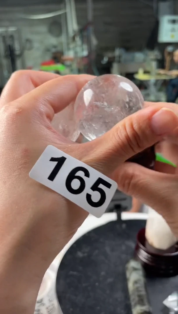 未镶嵌水晶大型摆件（非配饰）白水晶球40-45 多样性发其一165