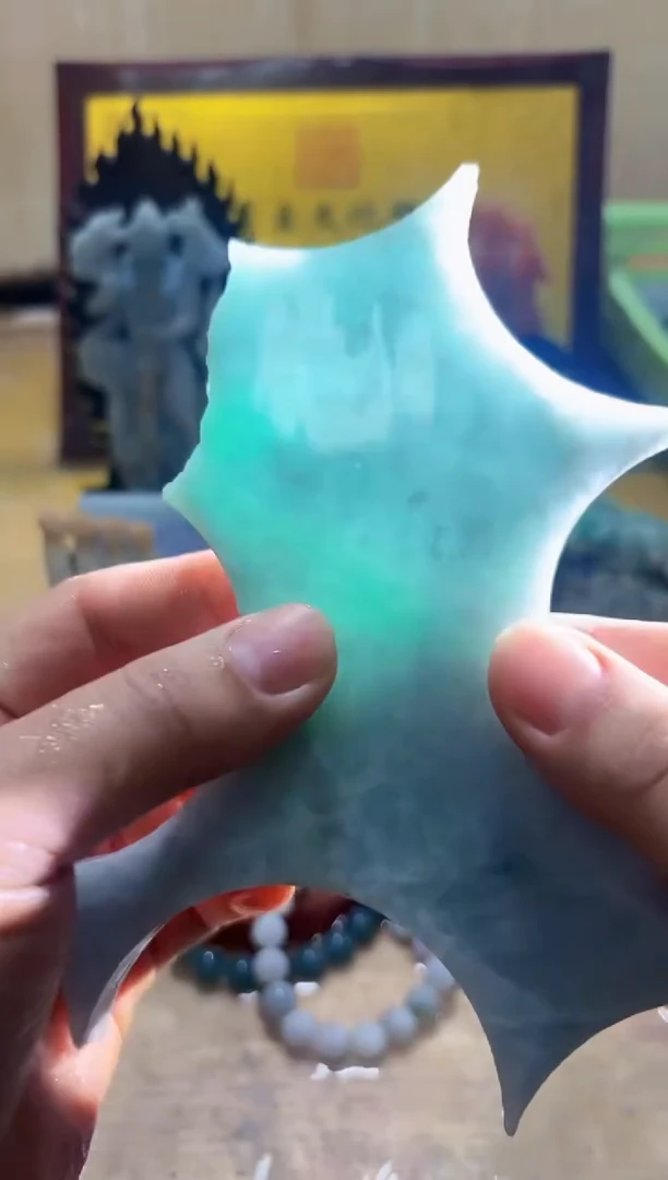 未镶嵌挂件翡翠A货常星6164