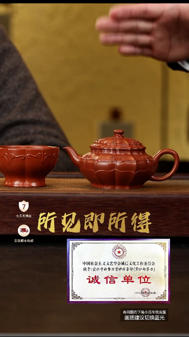 茶壶紫砂蒋工堂原矿龙脊朱砂筋纹笑樱