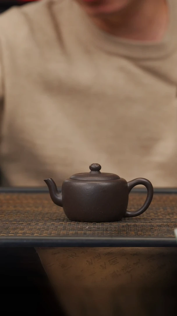 【闪购商品】紫砂茶壶18空山造器  古柿
