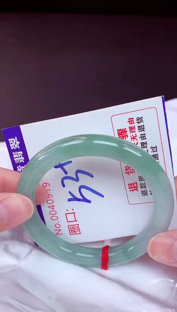 未镶嵌手镯翡翠53（48小时鉴赏期 ）