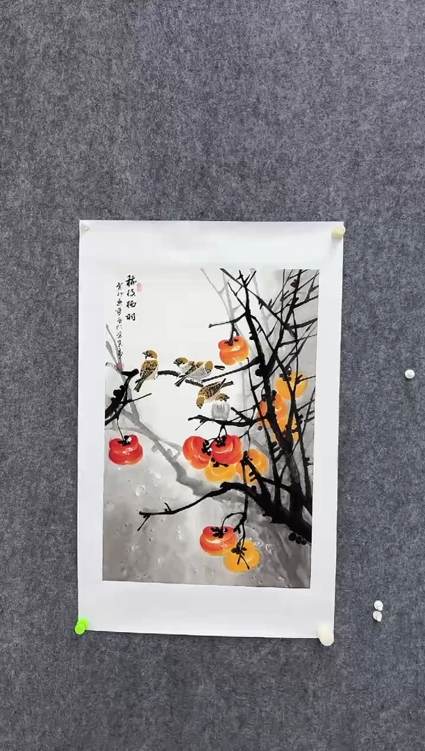 国画经典国画宣纸手绘2.7平尺