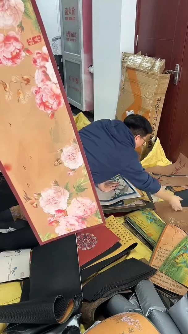 混纺微瑕吸水茶席-1036号