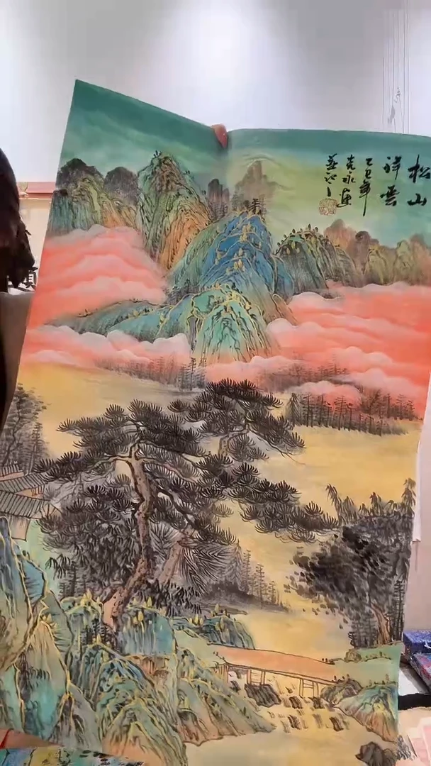 书法jx陈老师国画作品一件