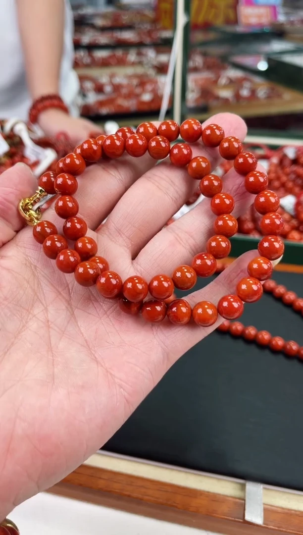 【闪购商品】南红玛瑙瓦西女神链9+未镶嵌一个/条