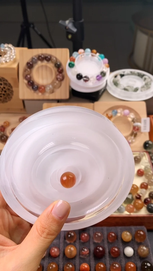 水晶手链未镶嵌@***笑天然兔毛水晶