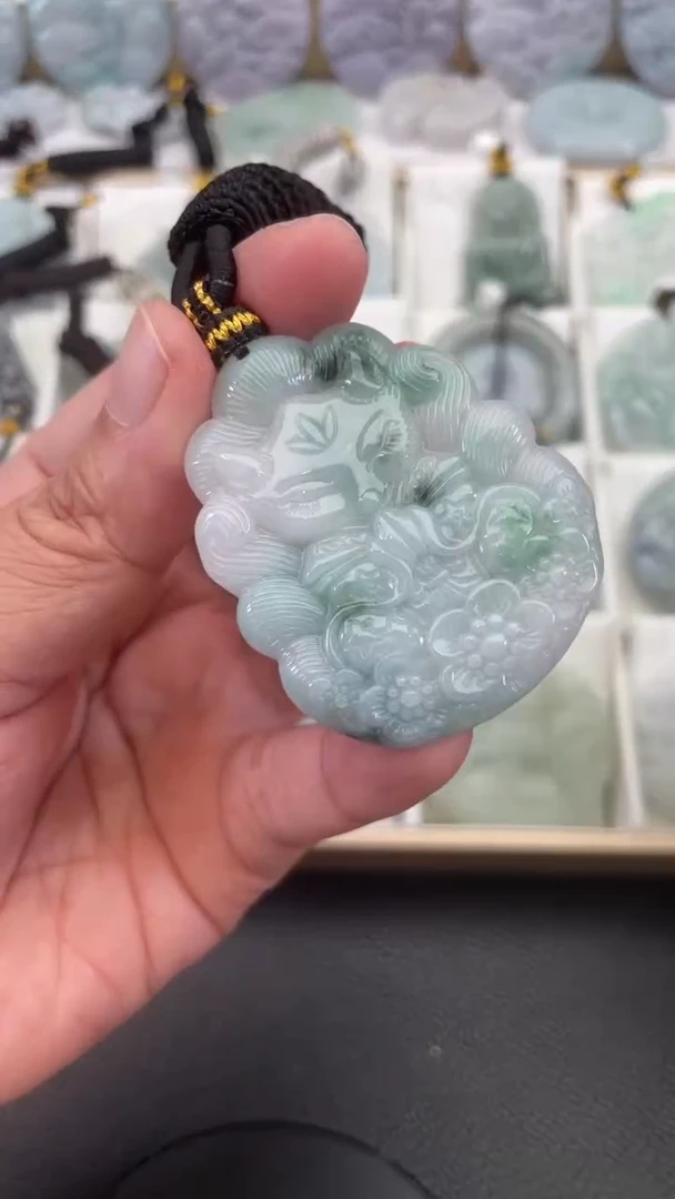 颈饰未镶嵌翡翠天然缅甸翡翠A货187