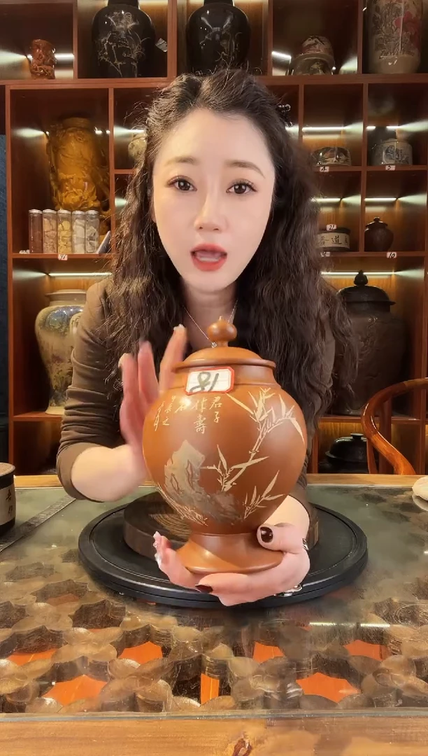 【闪购商品】缸云南建水紫陶复烧小茶罐@81