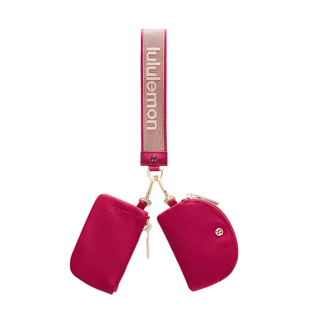 lululemon/露露乐蒙Dual Pouch Wristlet Metallic  小收纳包