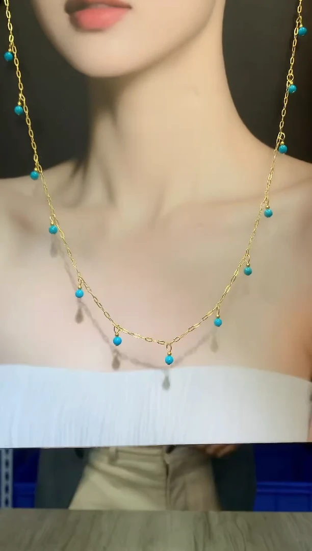 未镶嵌绿松石颈饰【宝石世家严选】