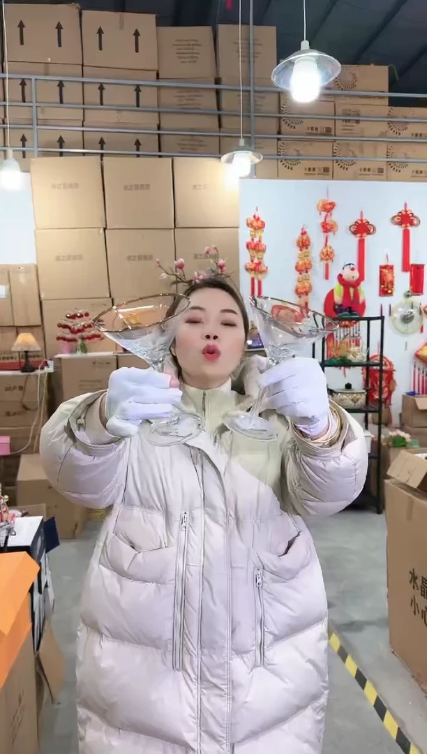 【闪购商品】无铅玻璃悠悠GC-花器-42早一对