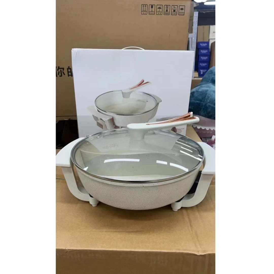 新款电火锅鸳鸯锅大容量家用宿舍用