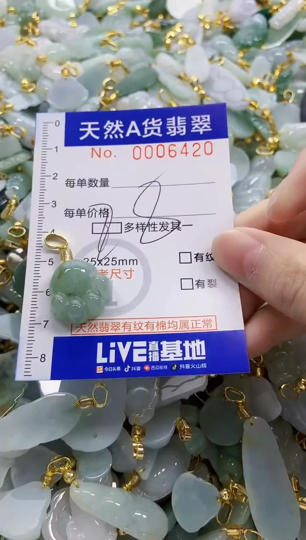 颈饰未镶嵌翡翠天然A货翡翠