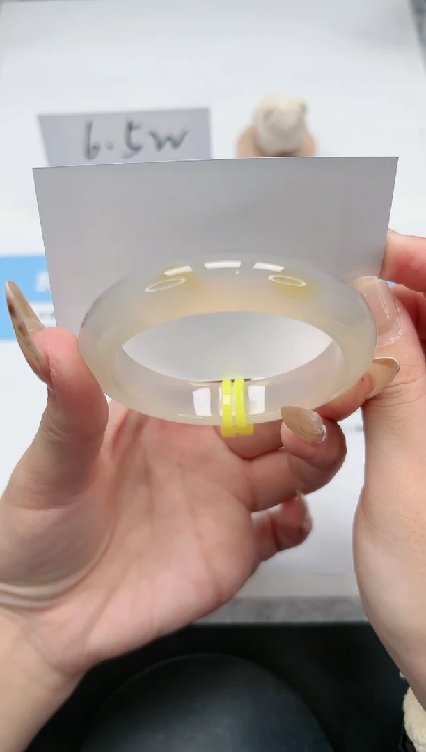 【闪购商品】玛瑙/玉髓手镯未镶嵌224/香槟54.6