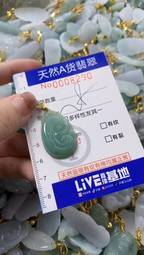 颈饰未镶嵌翡翠天然A货翡翠