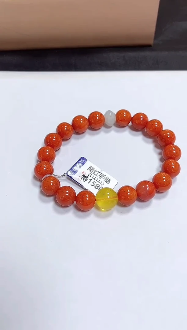 颈饰未镶嵌南红玛瑙手链10.4