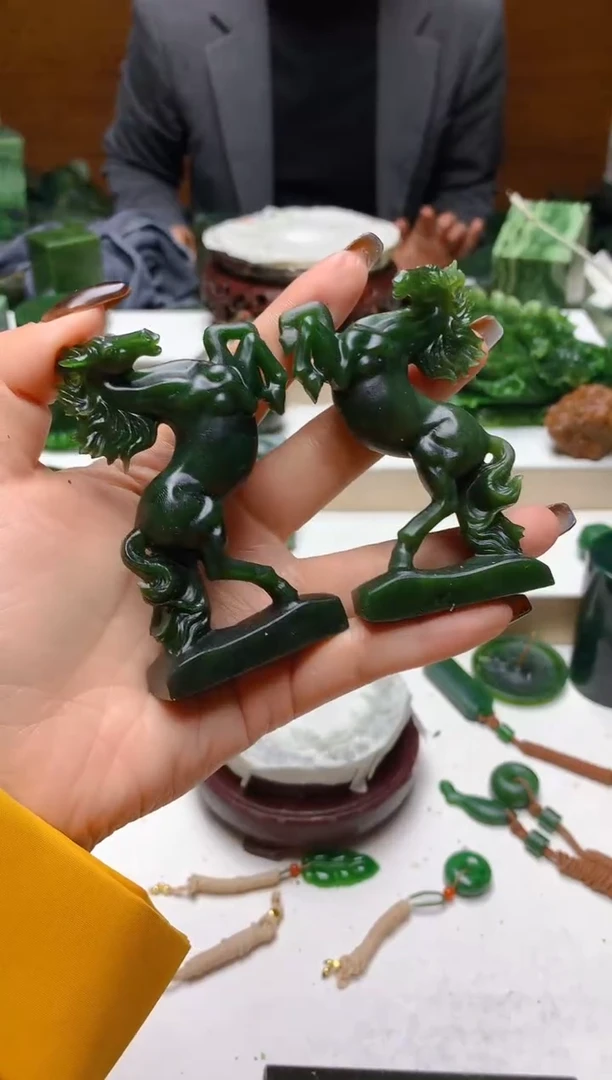 未镶嵌和田玉珠宝半成品1