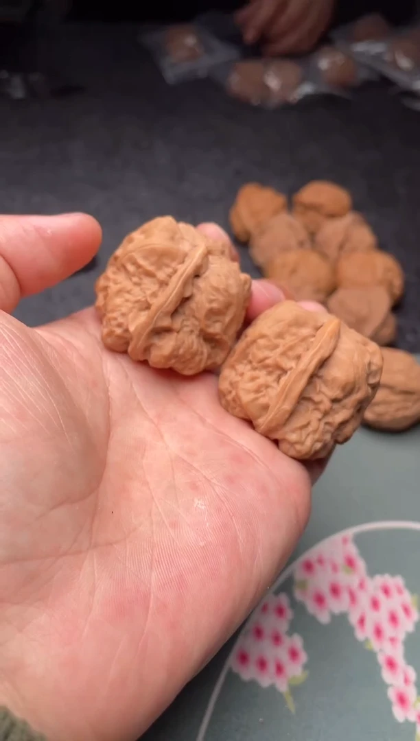 把件文玩核桃a45   蛤蟆头   35尺