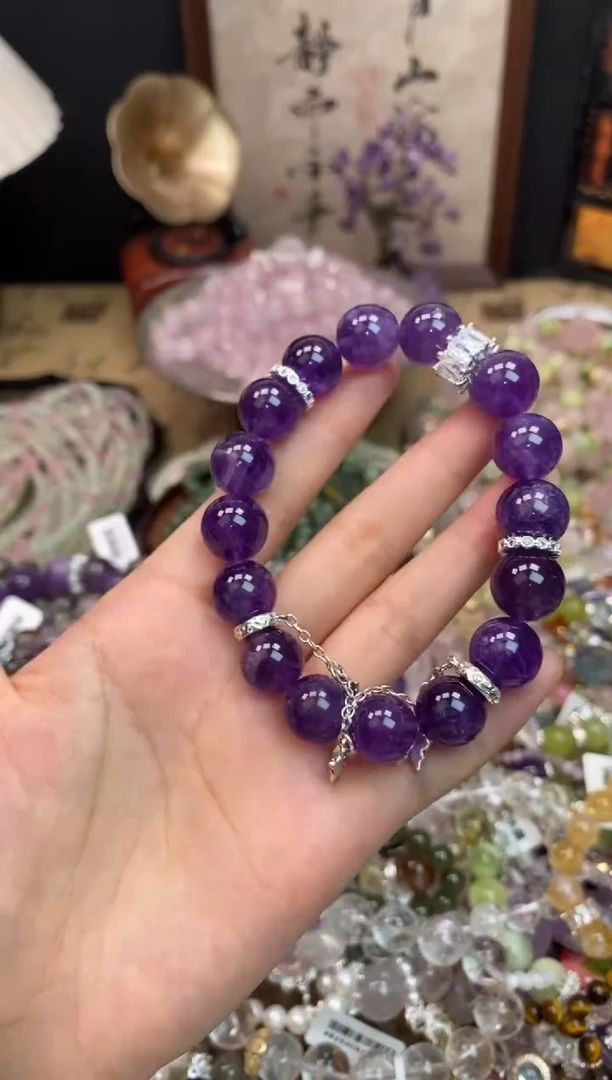 紫晶手链未镶嵌163手串