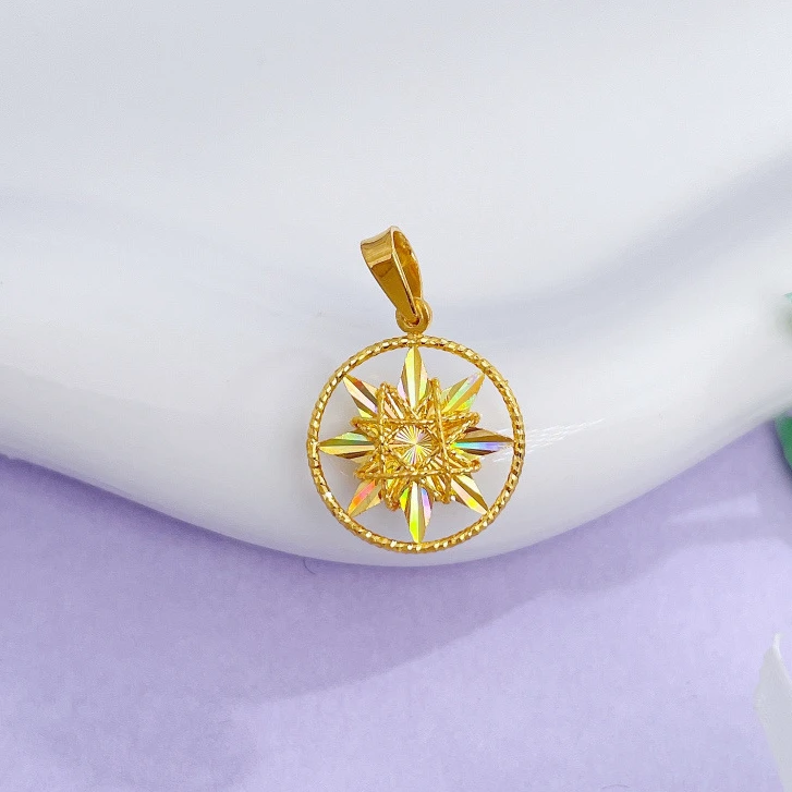 DZ 足金999 圆环七彩芒星 黄金按克卖 收藏送人投 资黄金 【1168】