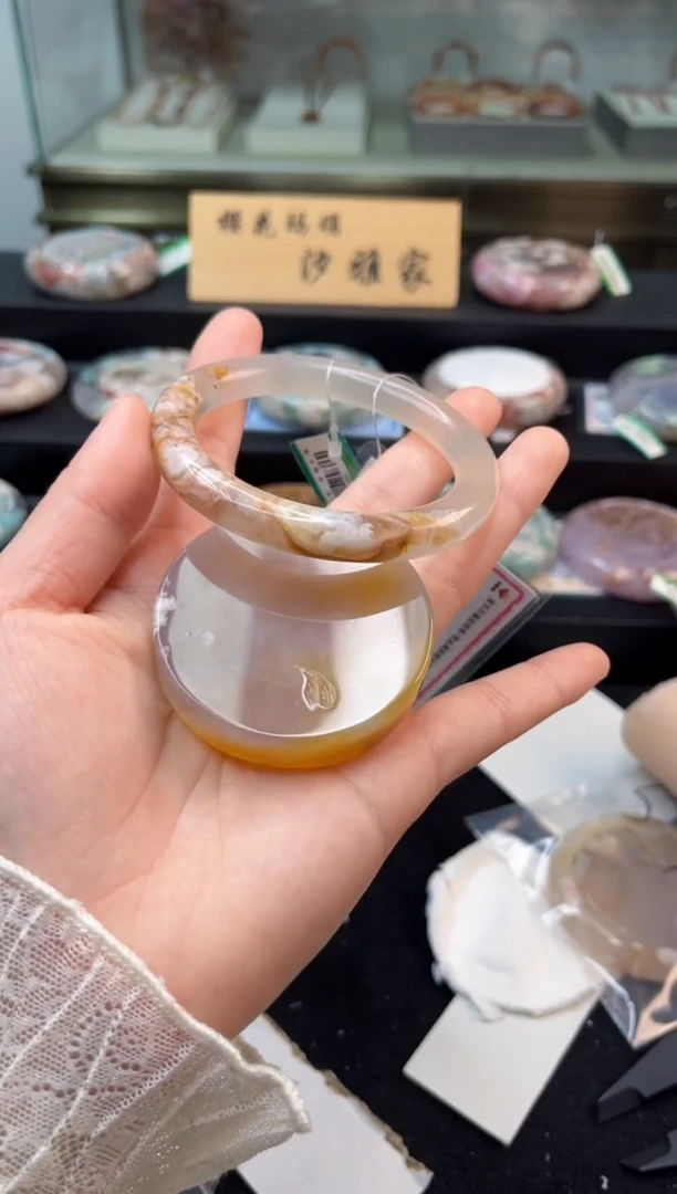 未镶嵌手镯石英质玉58圈口（赠品镯心）3751486