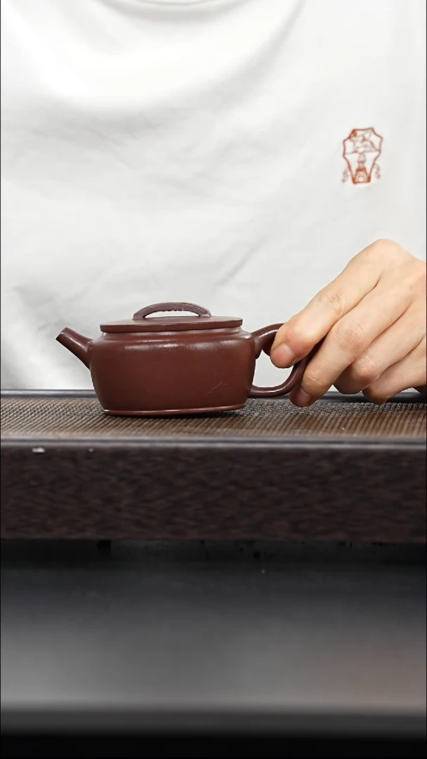 茶壶紫砂{巧器}原矿无添加精工半手汉瓦
